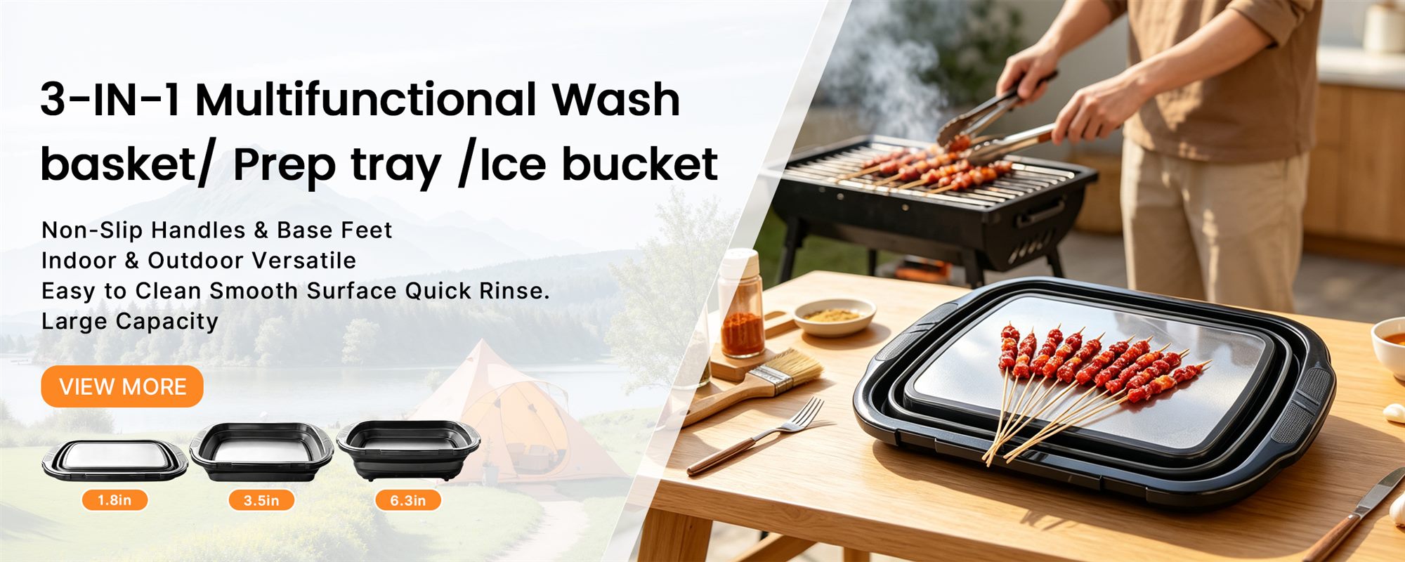 Collapsible kitchenware