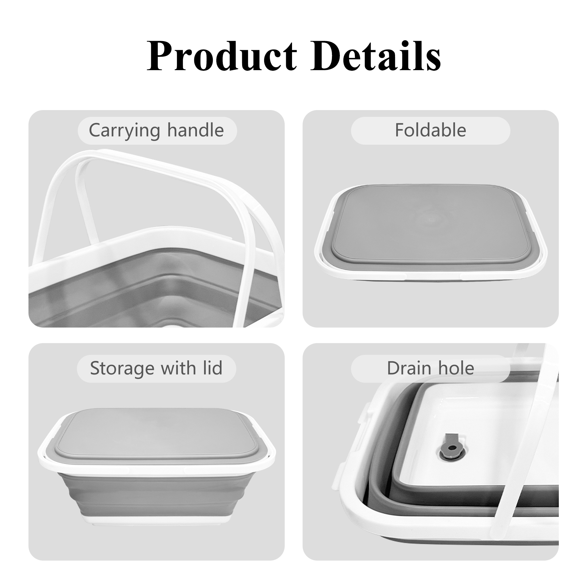 Holds water safely - the bottom drain hole makes cleanup easy