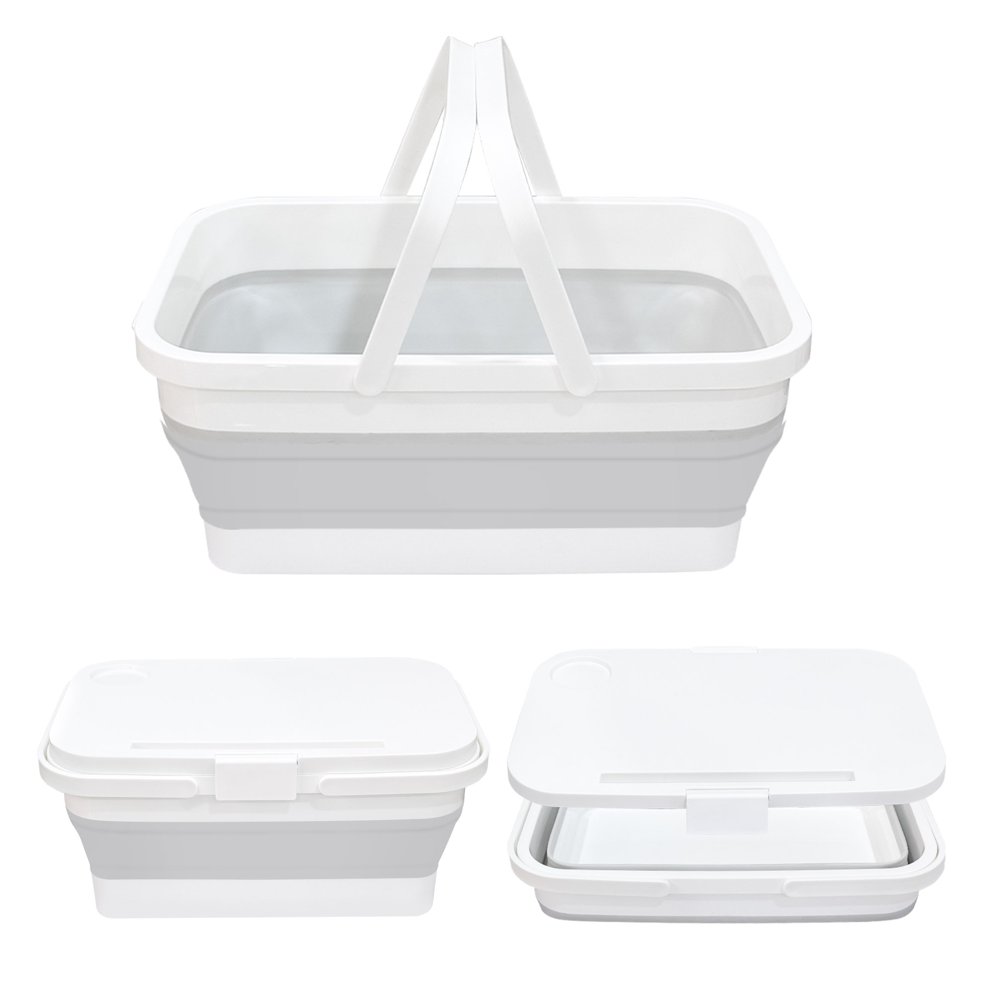 Faltbare Aufbewahrungsbox mit Tischplatte – 15L