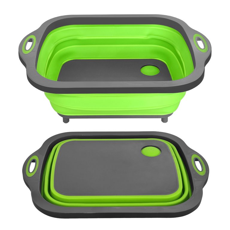 Foldable Cutting Board & Colander 2-in-1