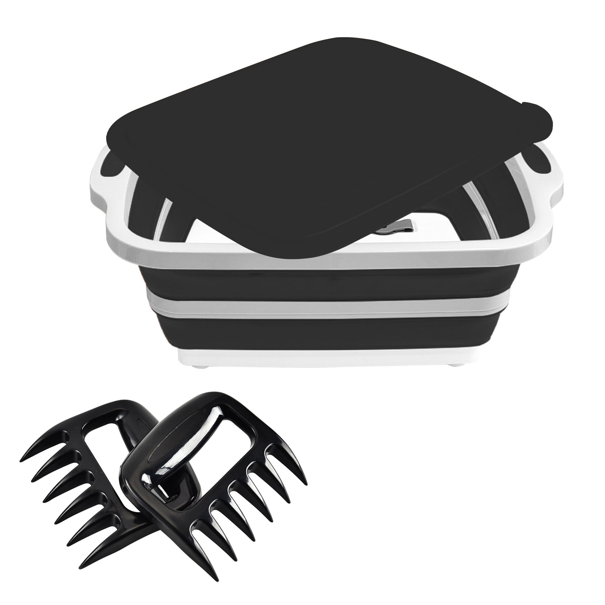 Collapsible camp sink detail