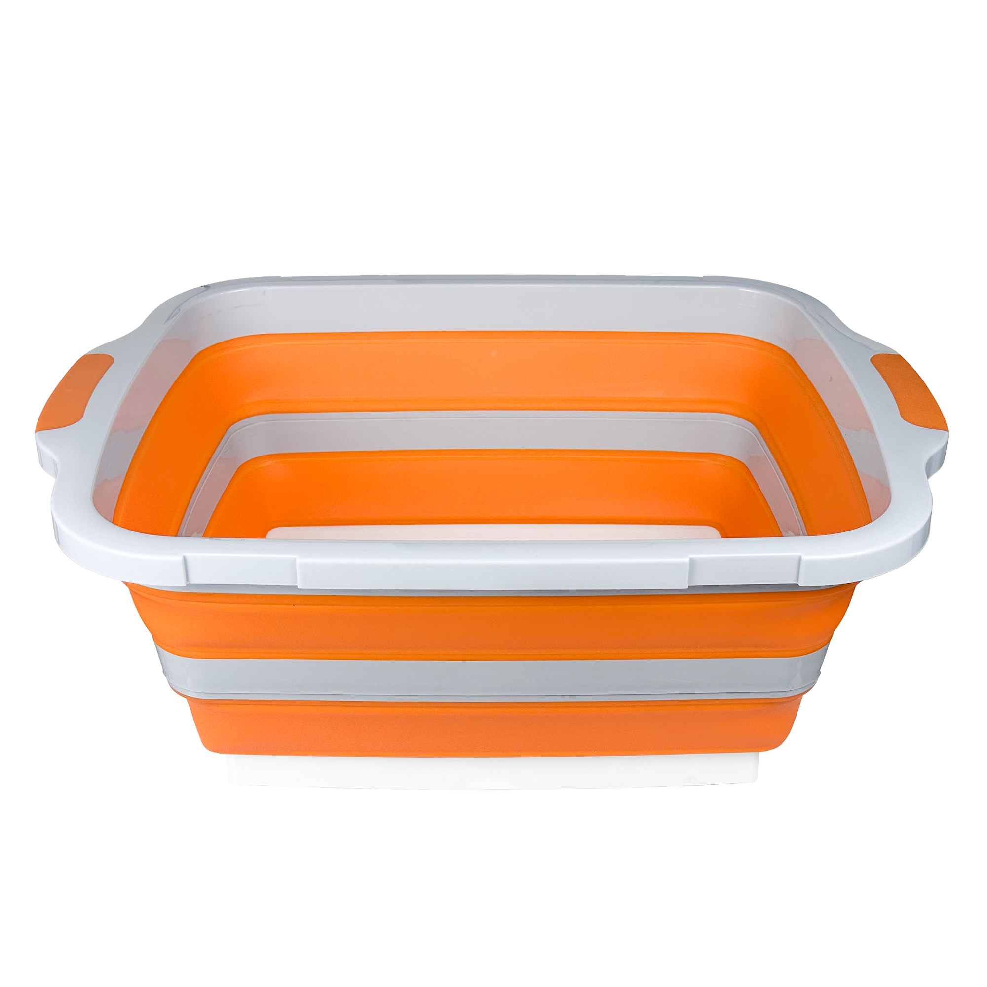 30L Foldable Multi-Purpose Basin with Sealed Lid - Orange