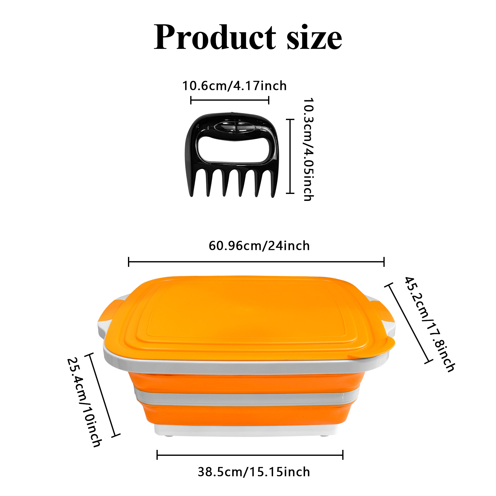30L prep and serving tub detail