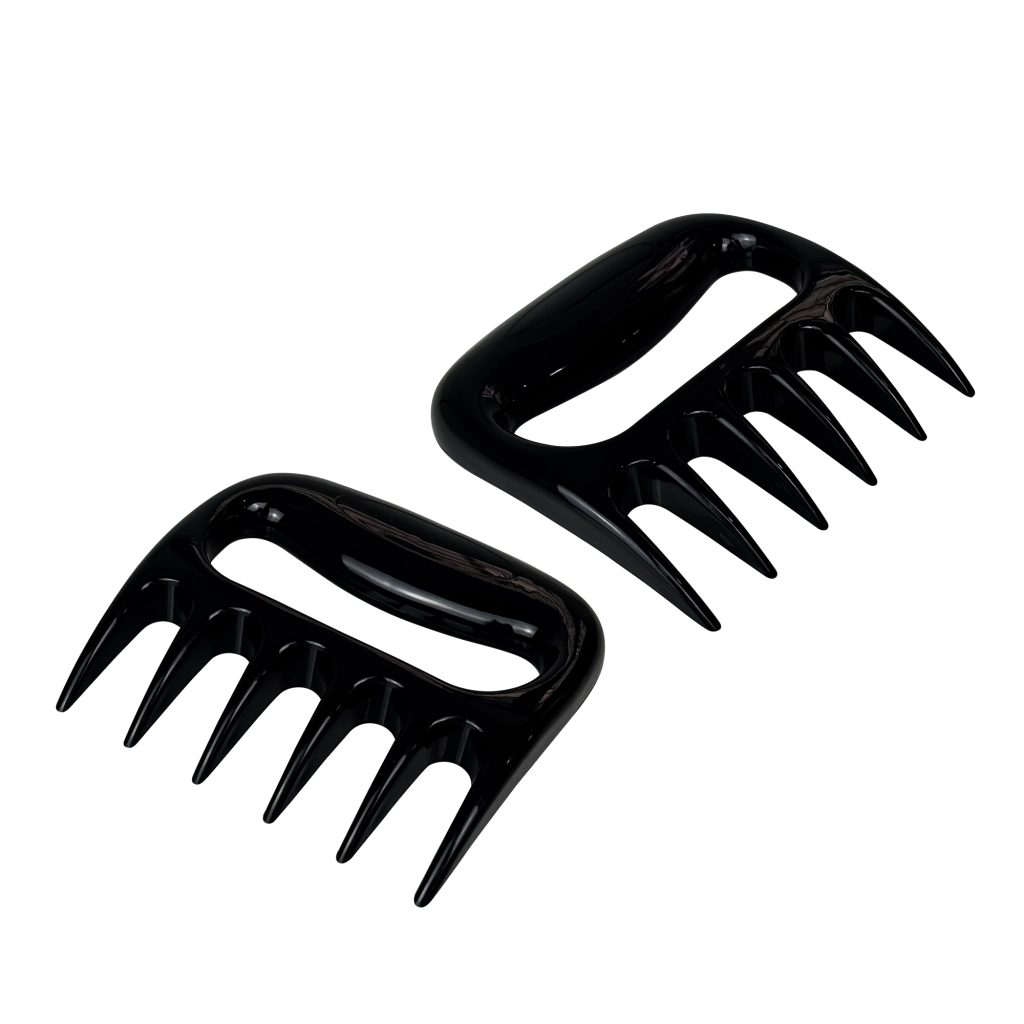 Food-Grade Plastic Meat Shredding Claws in use