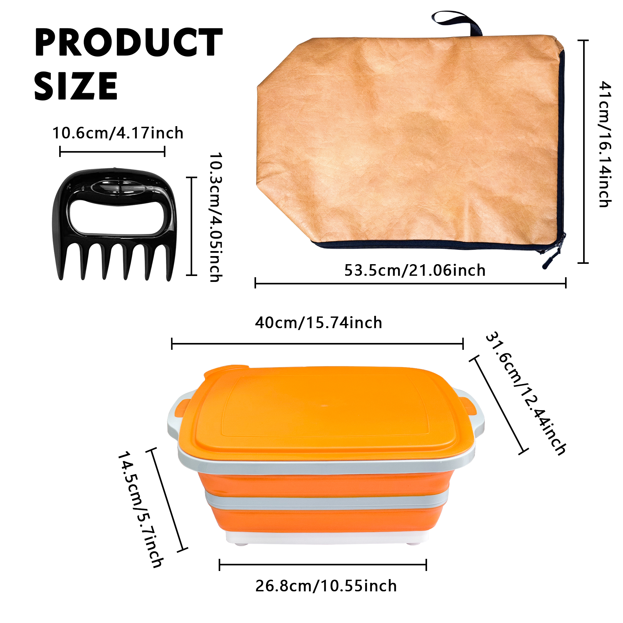 8L BBQ prep set detail