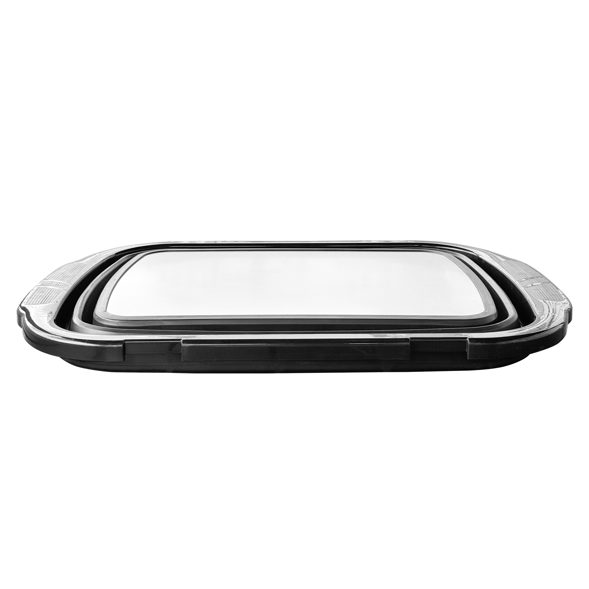 20L Foldable Stainless Steel BBQ Basket with Locking Lid specifications