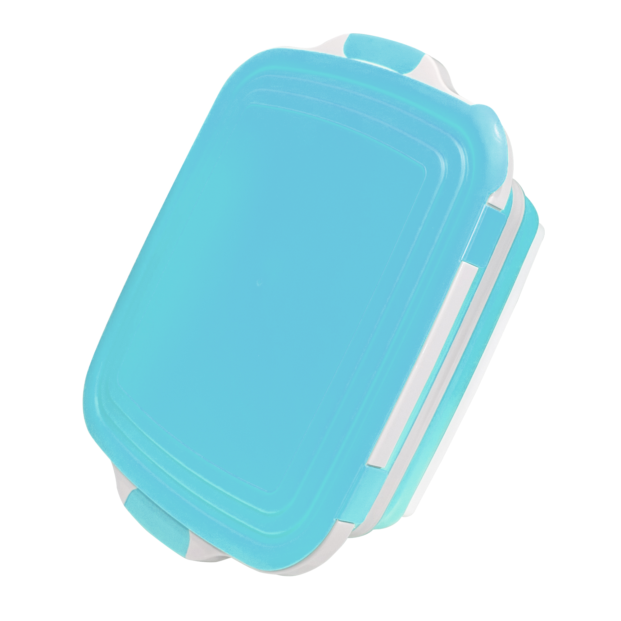 16L Foldable Prep Tub with Airtight Locking Lid - Blue specifications