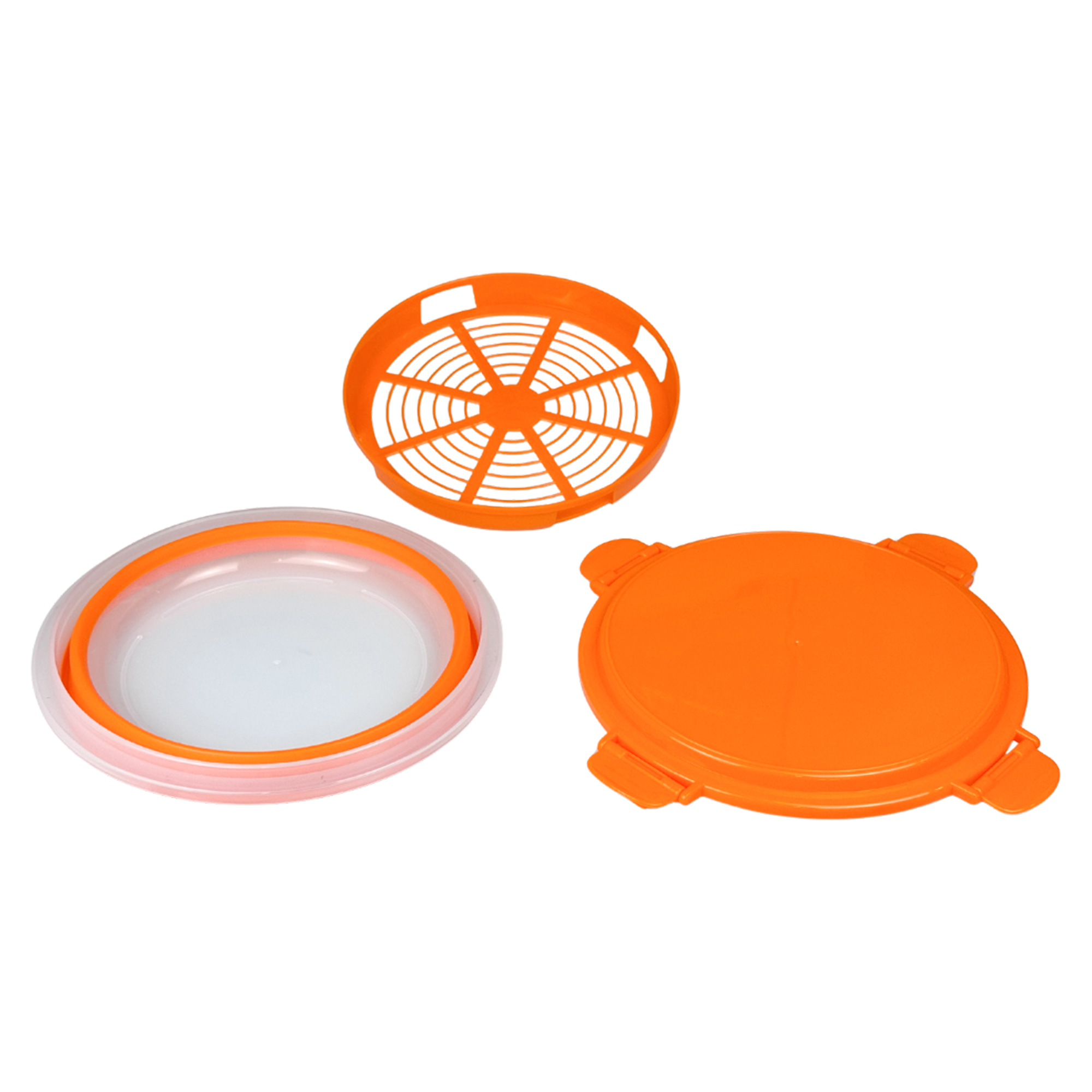 Breading bowl with buckle lid