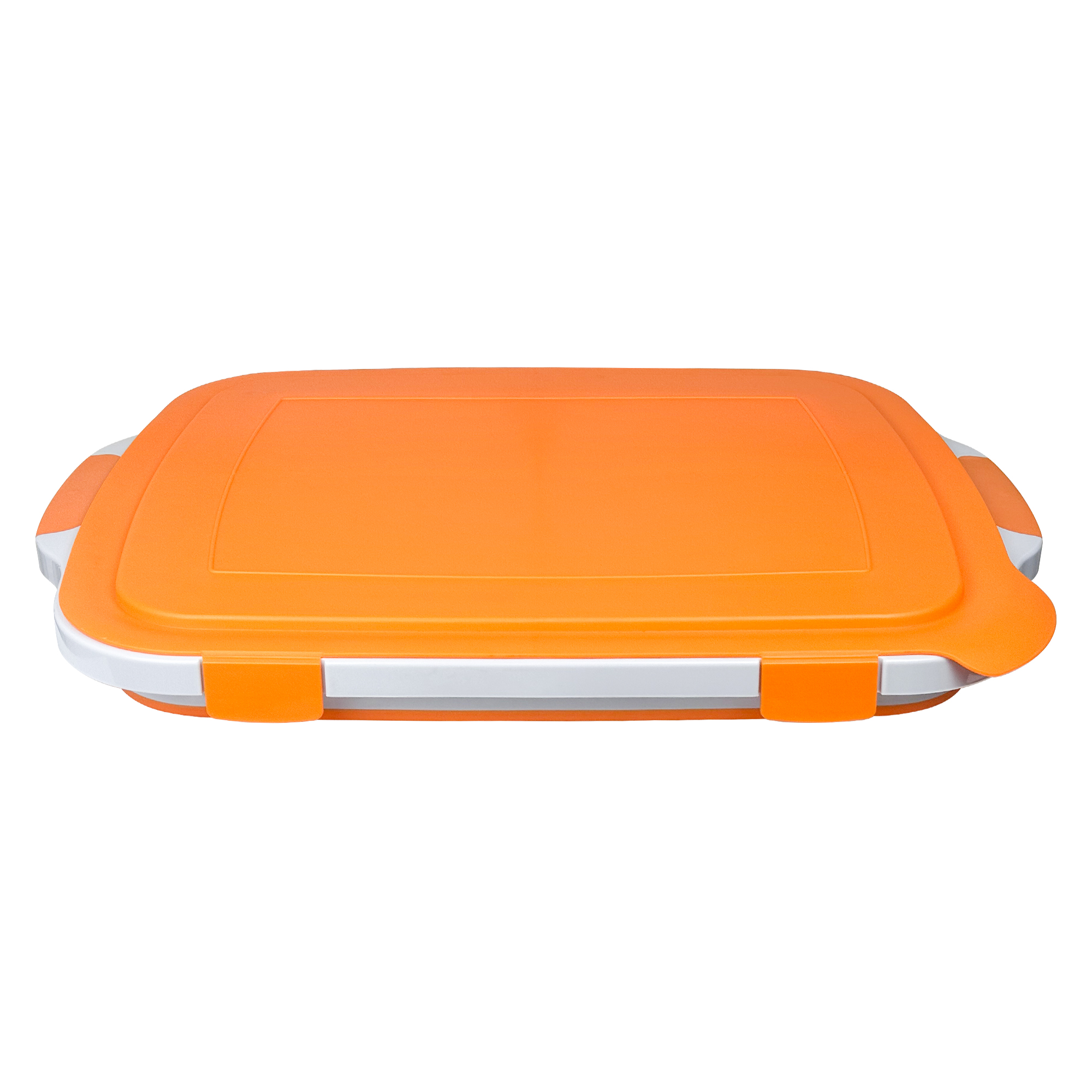 30L Foldable Multi-Purpose Basin with Sealed Lid - Orange specifications