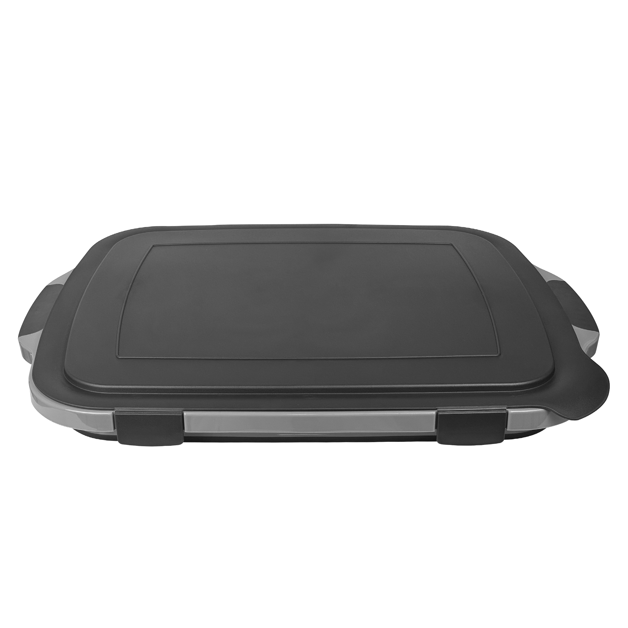 30L Foldable Multi-Purpose Basin with Sealed Lid - Black in use