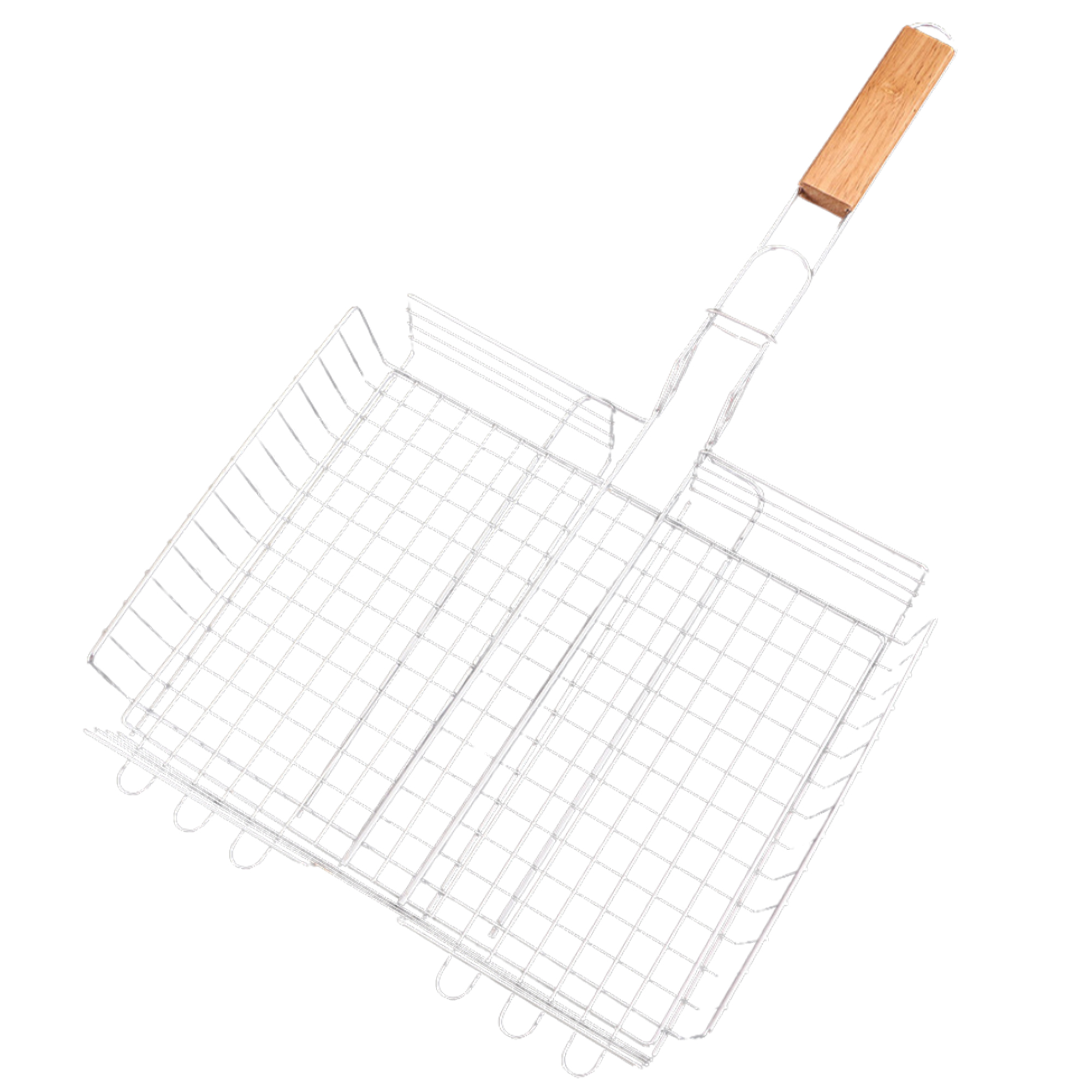 Pince de grill pour poisson – long manche de 35 cm