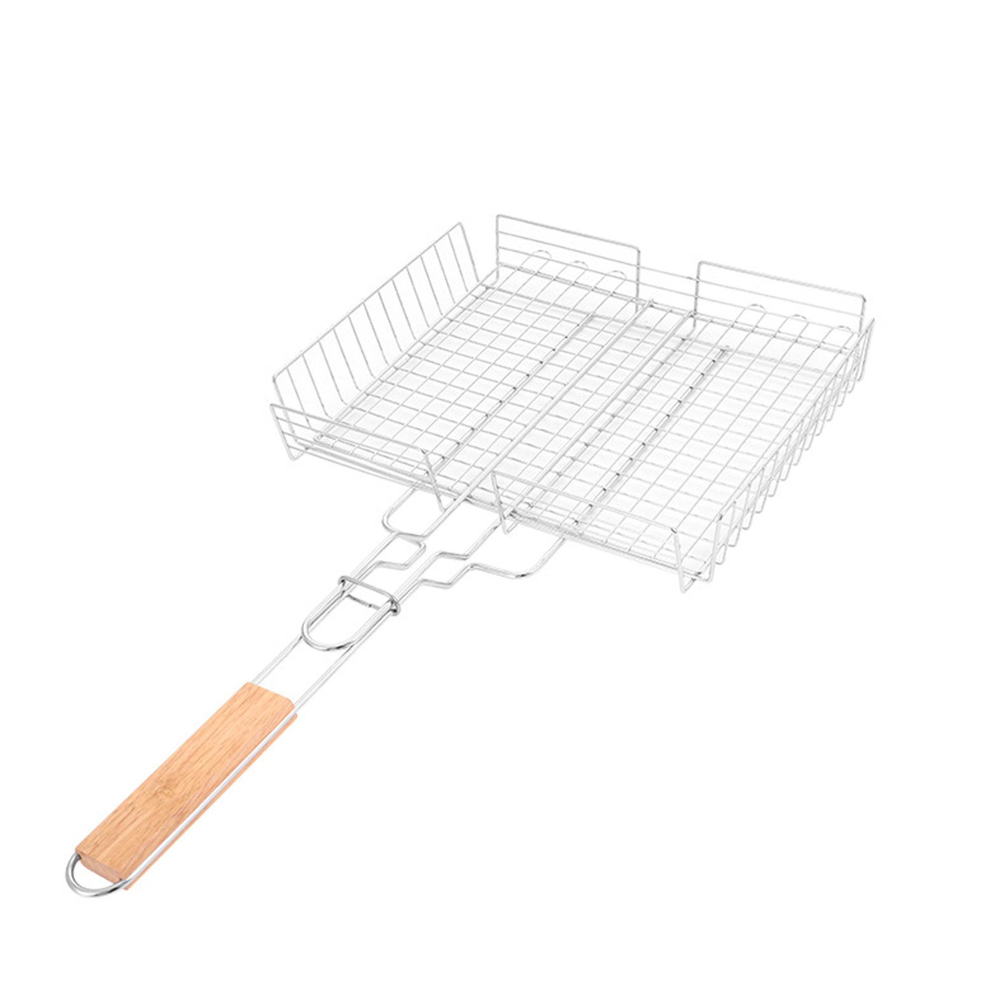 Pince de grill pour poisson – long manche de 35 cm