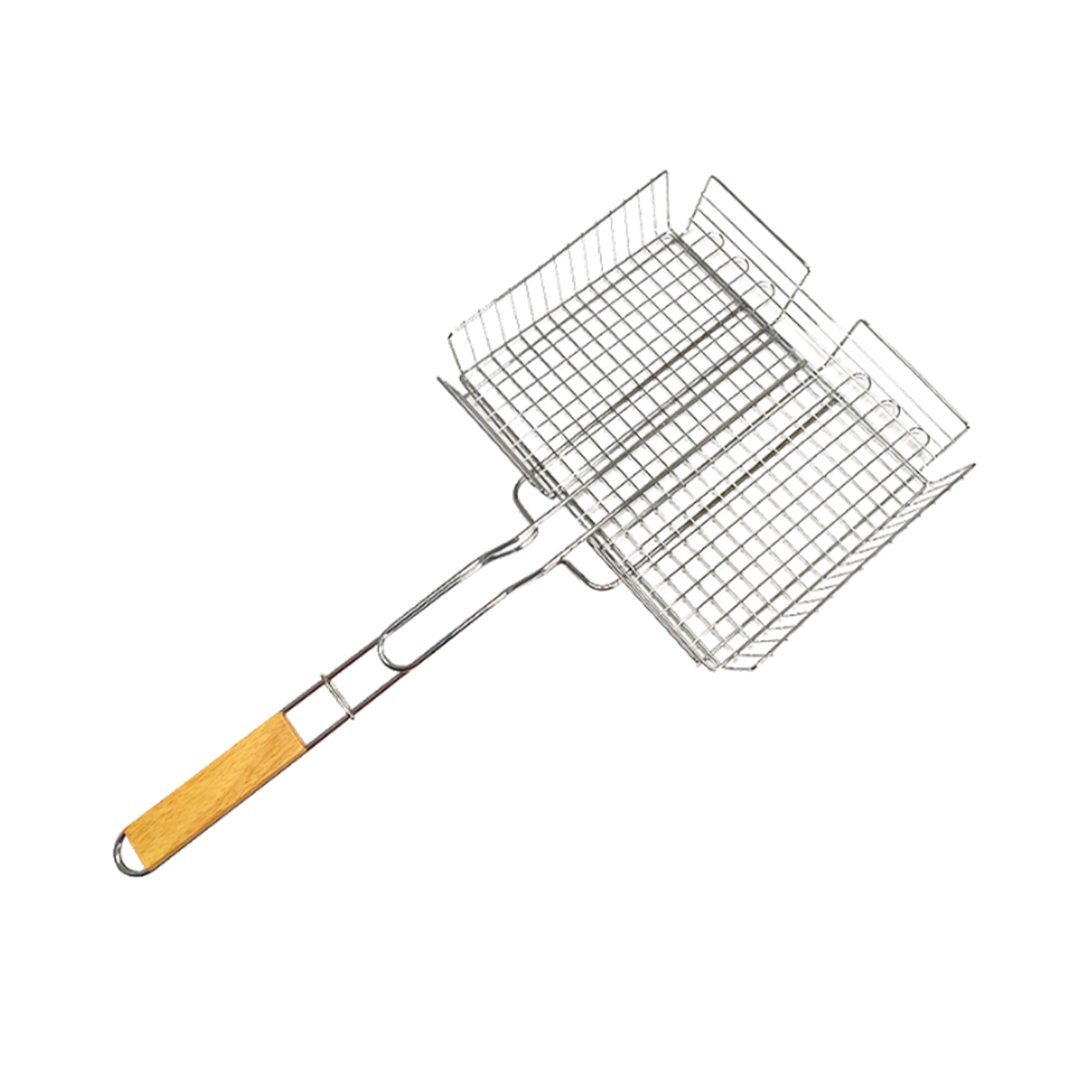 Pince de grill pour poisson – long manche de 35 cm