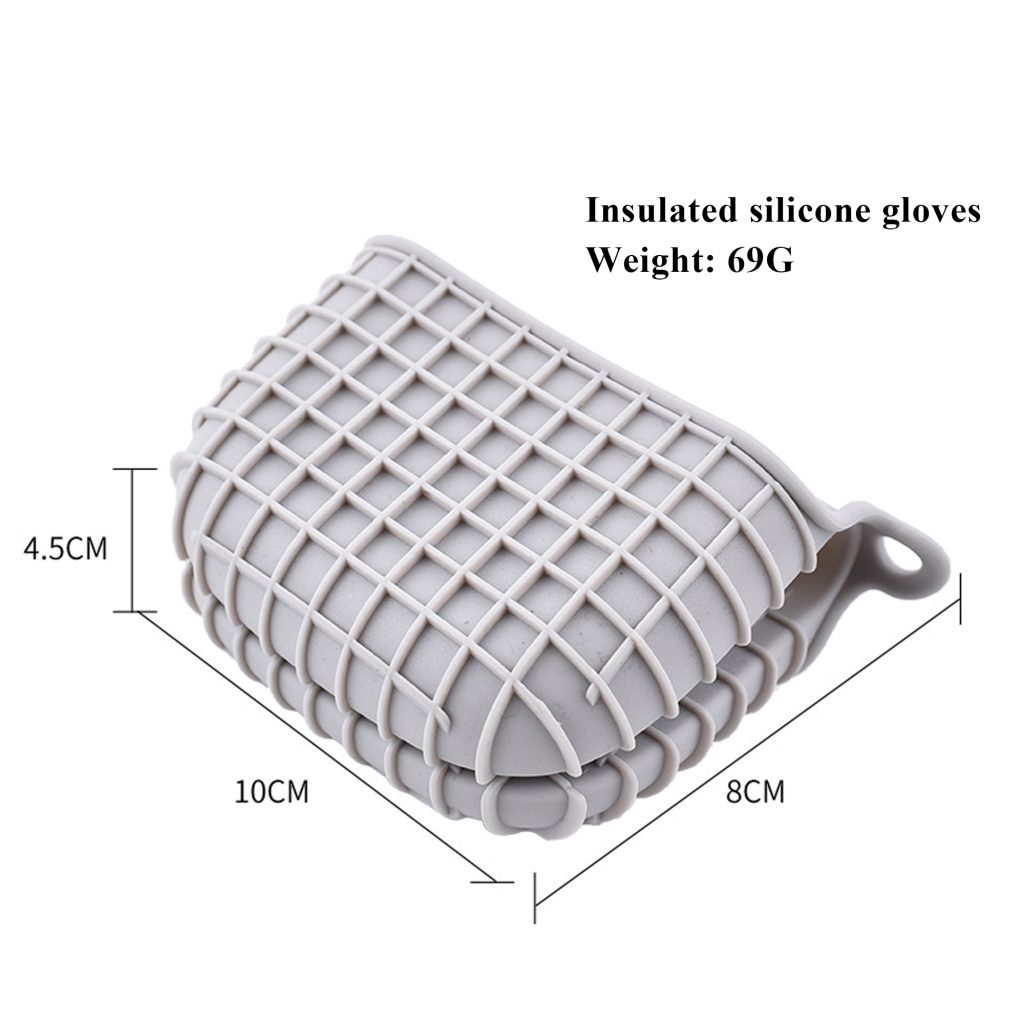 Silicone Oven & Grill Gloves – Compact Pair in use