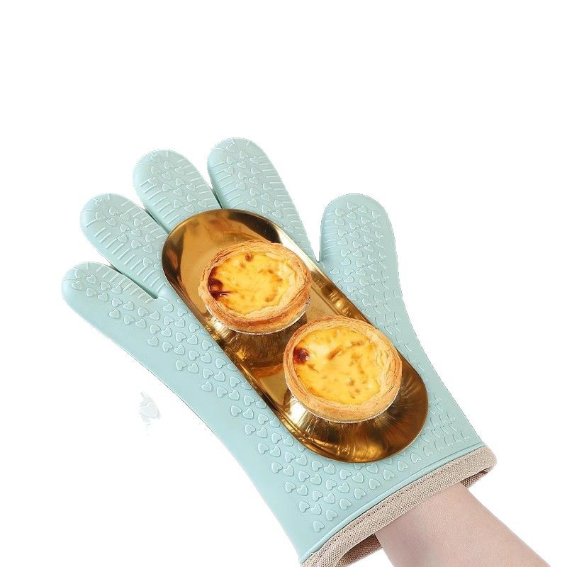 Silicone Grill Gloves with Anti-Slip Texture