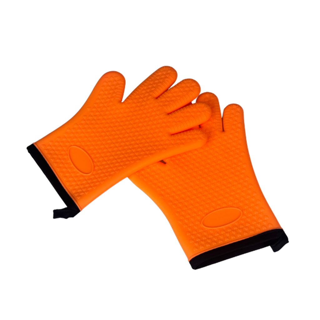 Silicone BBQ Gloves – Cotton-Lined Heat Resistant specifications