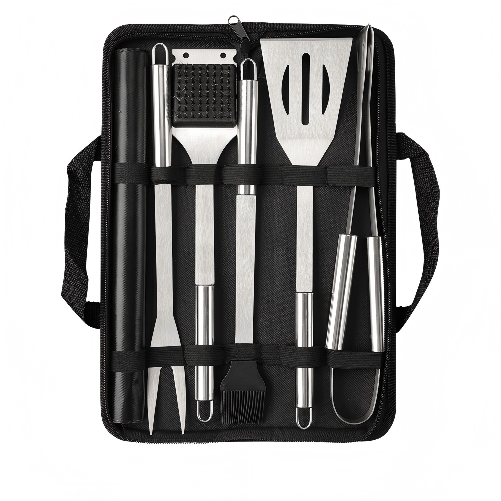 BBQ Tool Set with Carry Bag – 7-Piece specifications