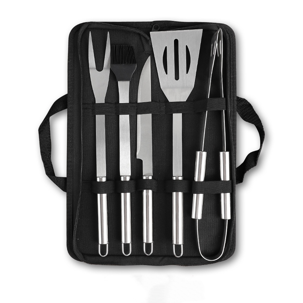 Set d'outils BBQ avec sac de transport – 7 pièces