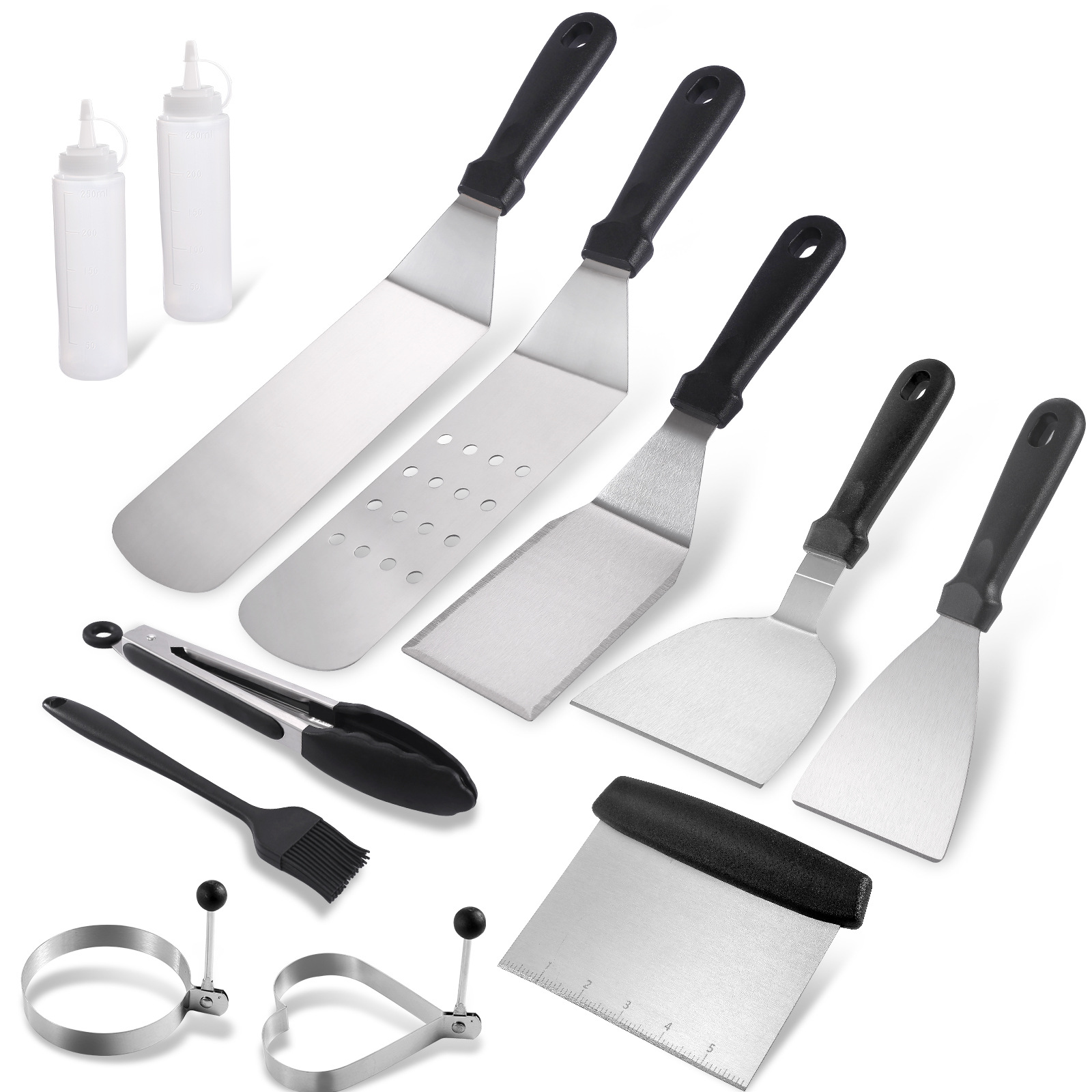 15-Piece BBQ Grill Tool Set with Carry Bag