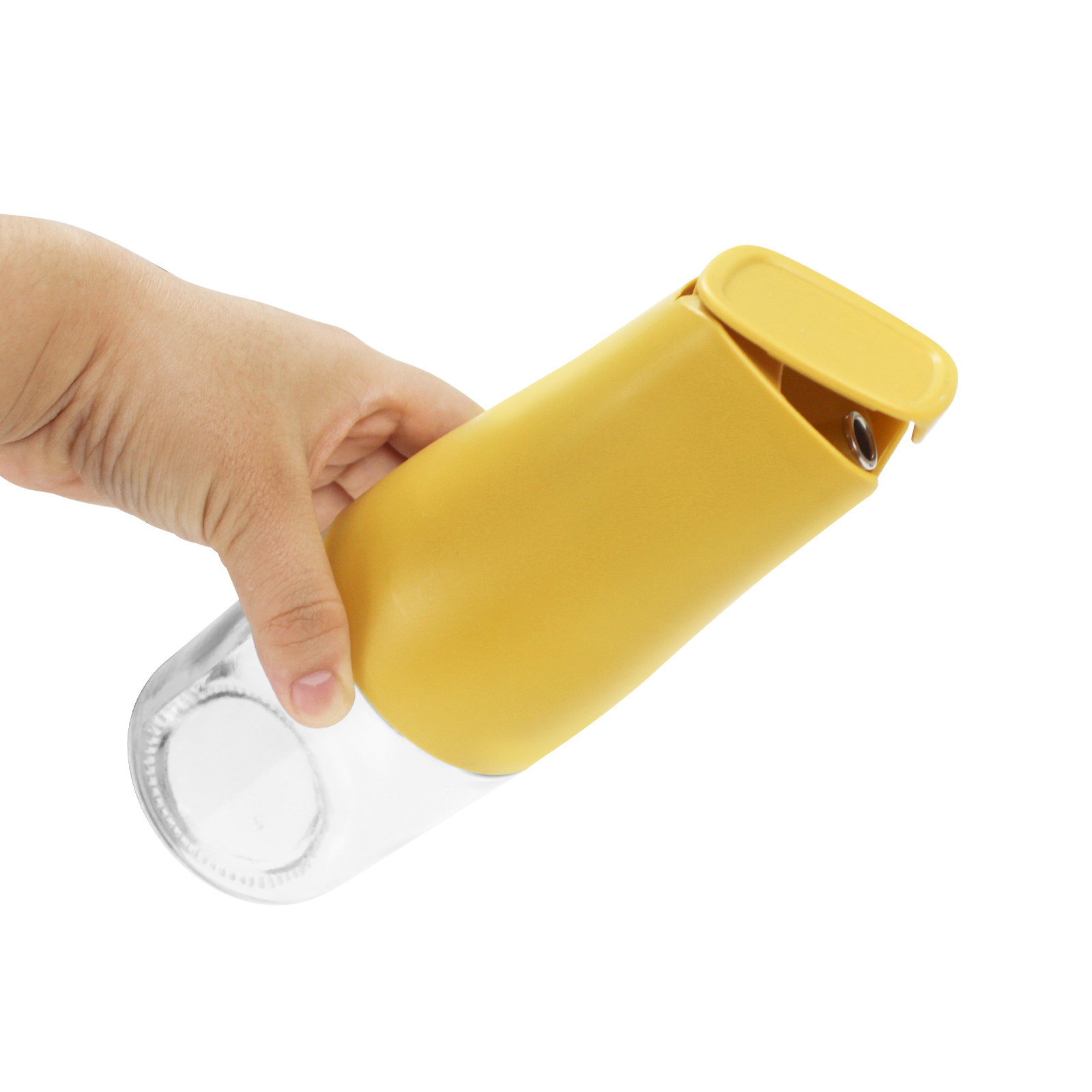 Auto-Flip Oil Dispenser – 500ml Glass Bottle