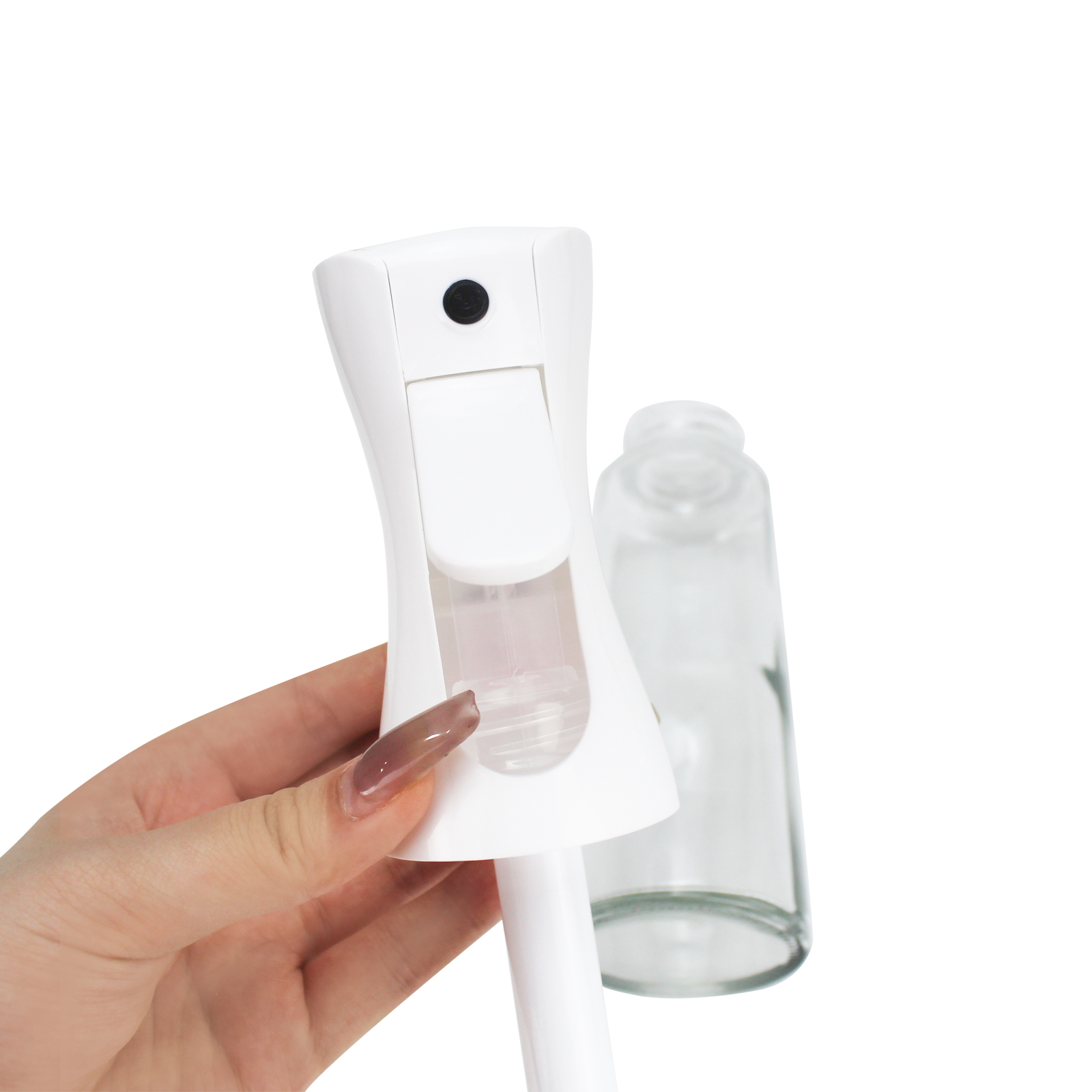 200ml Olive Oil Spray Bottle – White Mist Pump