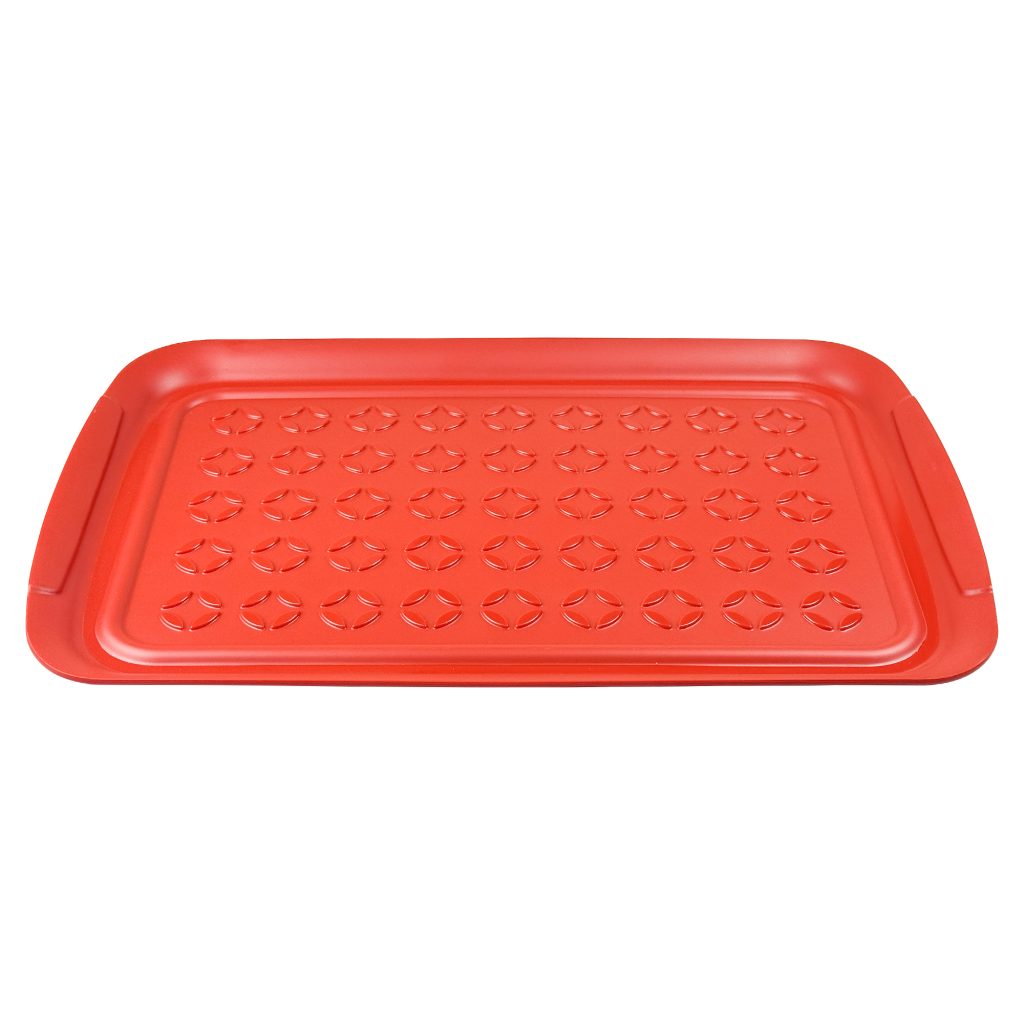 Heat-Resistant Enamel BBQ Tray – Patterned specifications