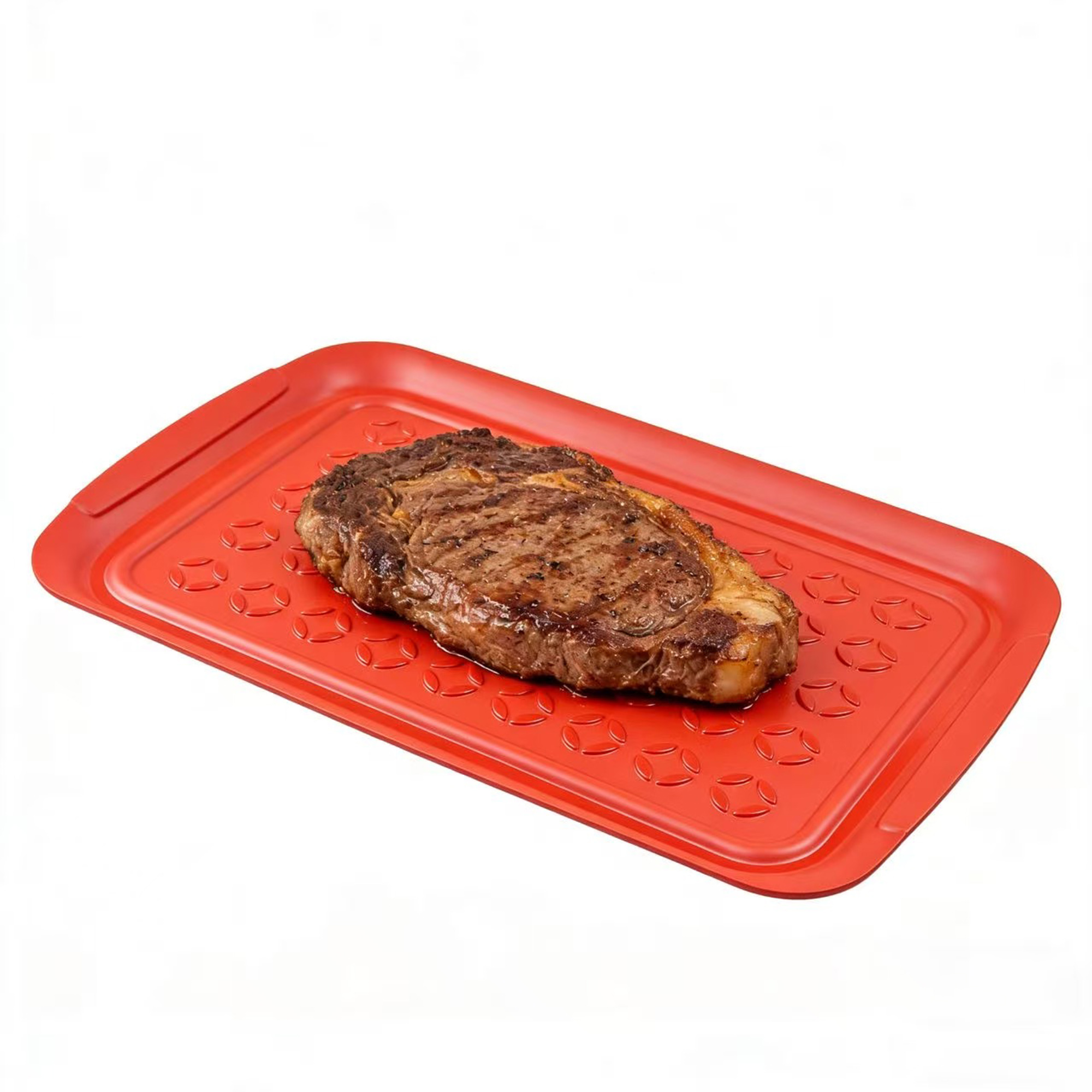 Heat-Resistant Enamel BBQ Tray – Patterned