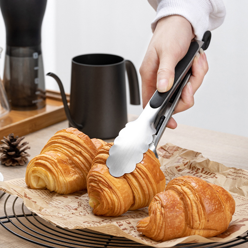 Stainless BBQ Tongs – 6 Sizes, Foldable in use