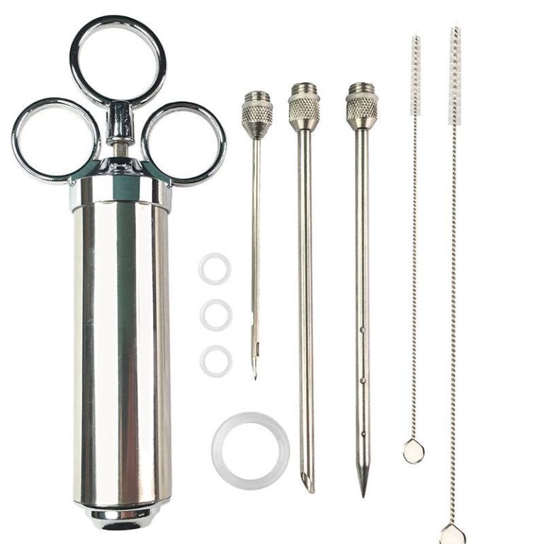 Kit d'injection pour viande – seringue à marinade en inox 304