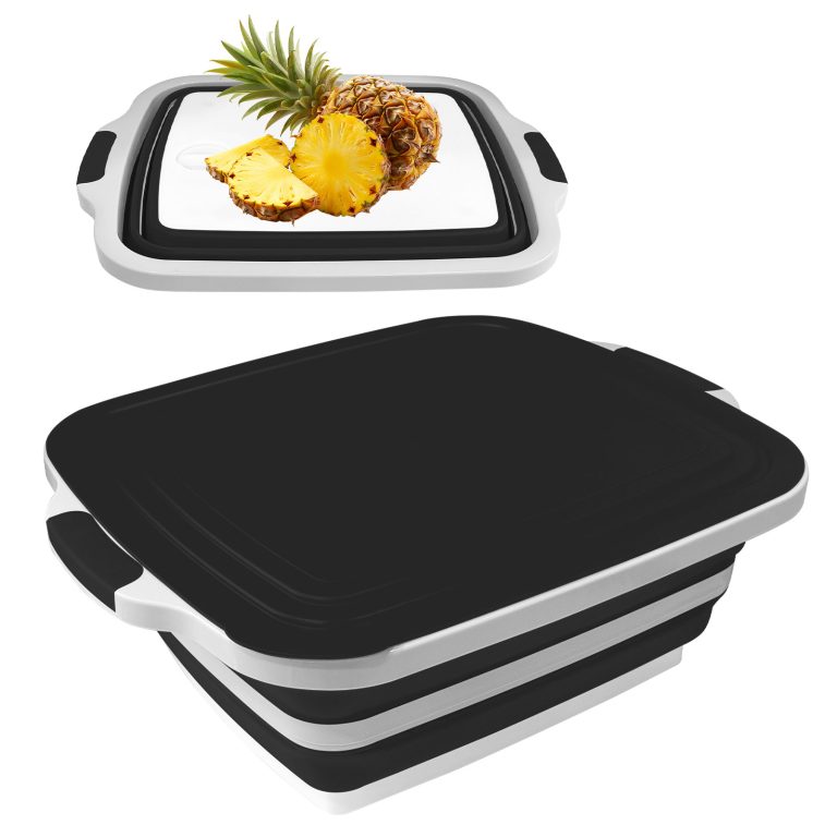 30L Collapsible Prep Tub for Kitchen, Picnic & Camping (Black)
