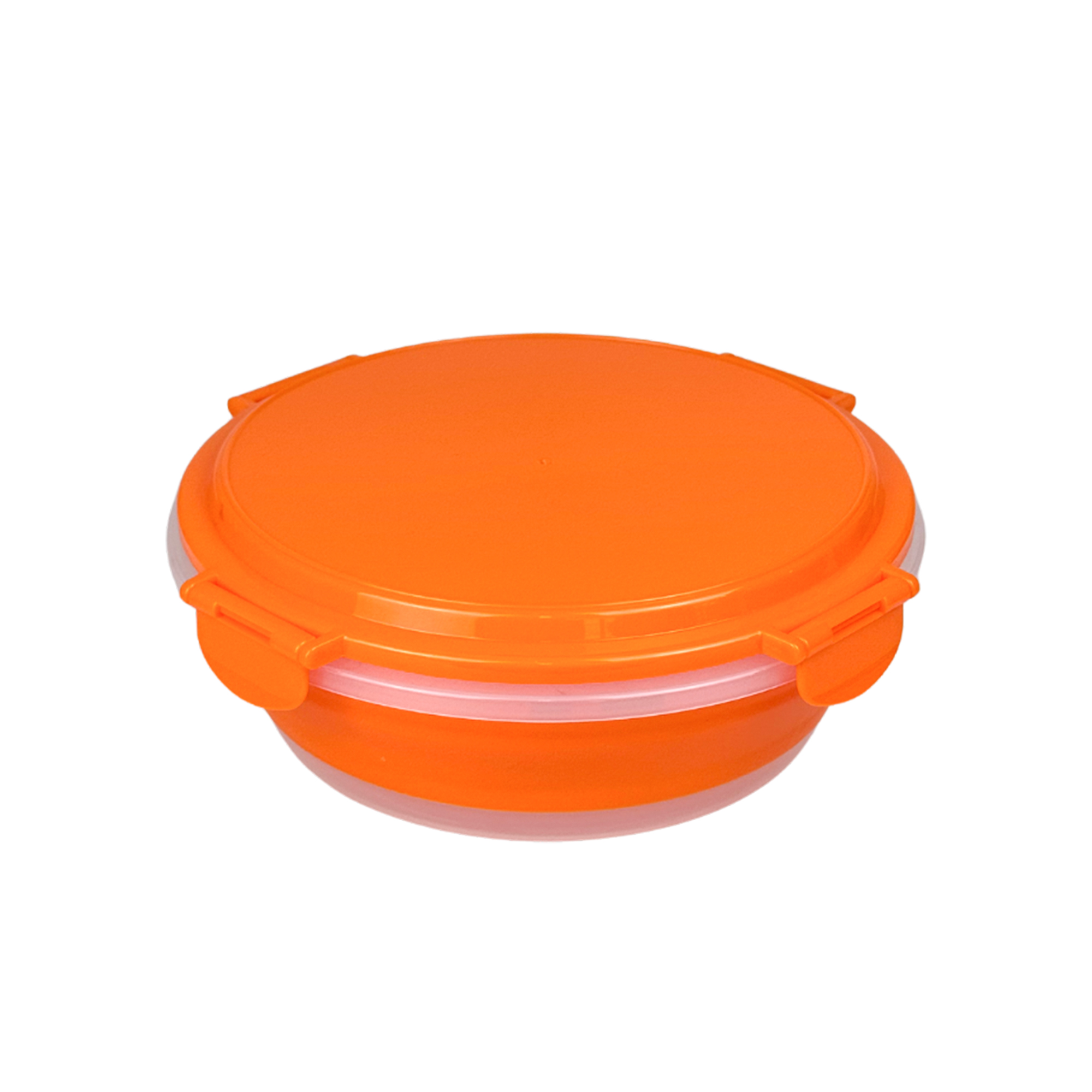Collapsible Breading Bowl with Leak-Proof Buckle Lid