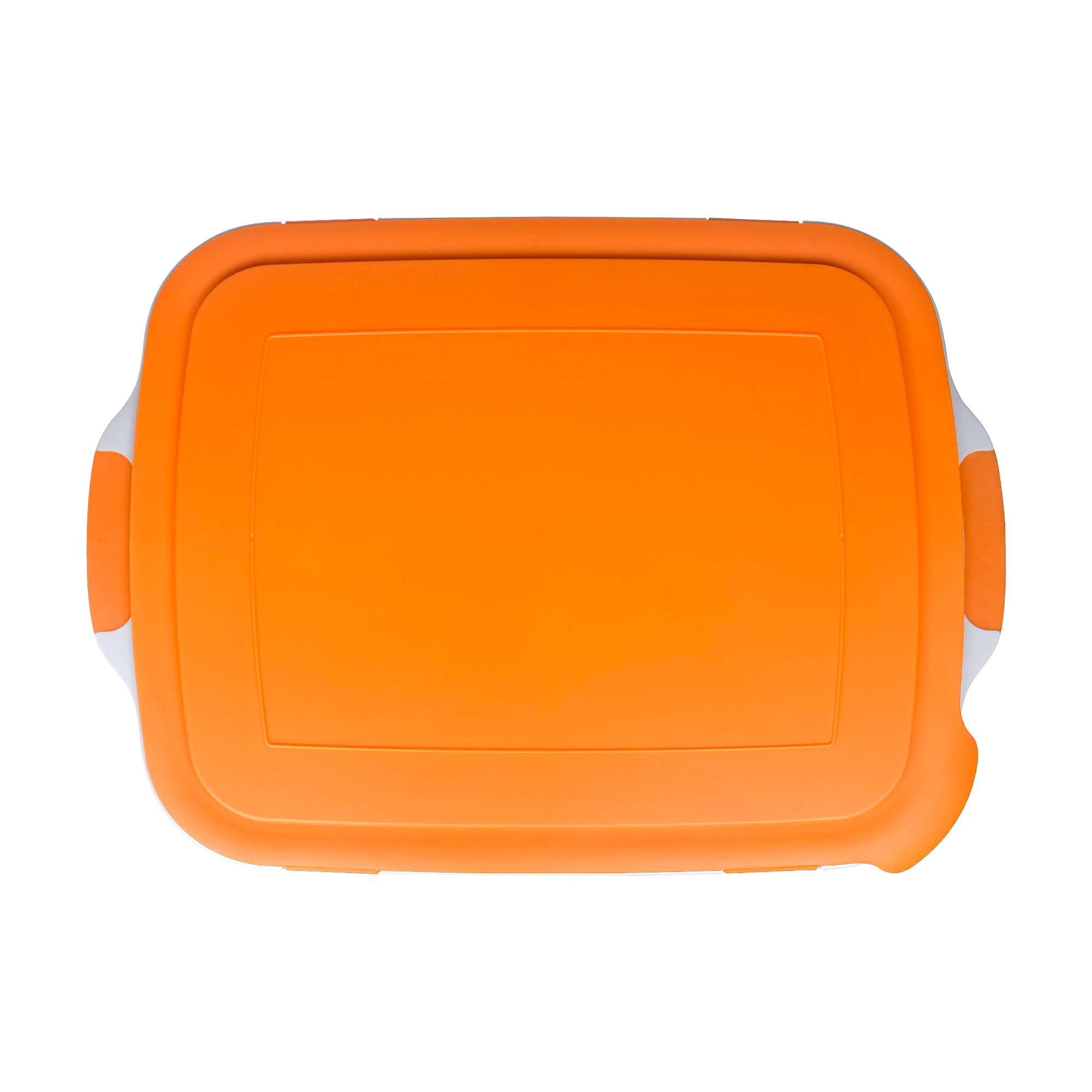 30L Foldable Multi-Purpose Basin with Sealed Lid – Orange