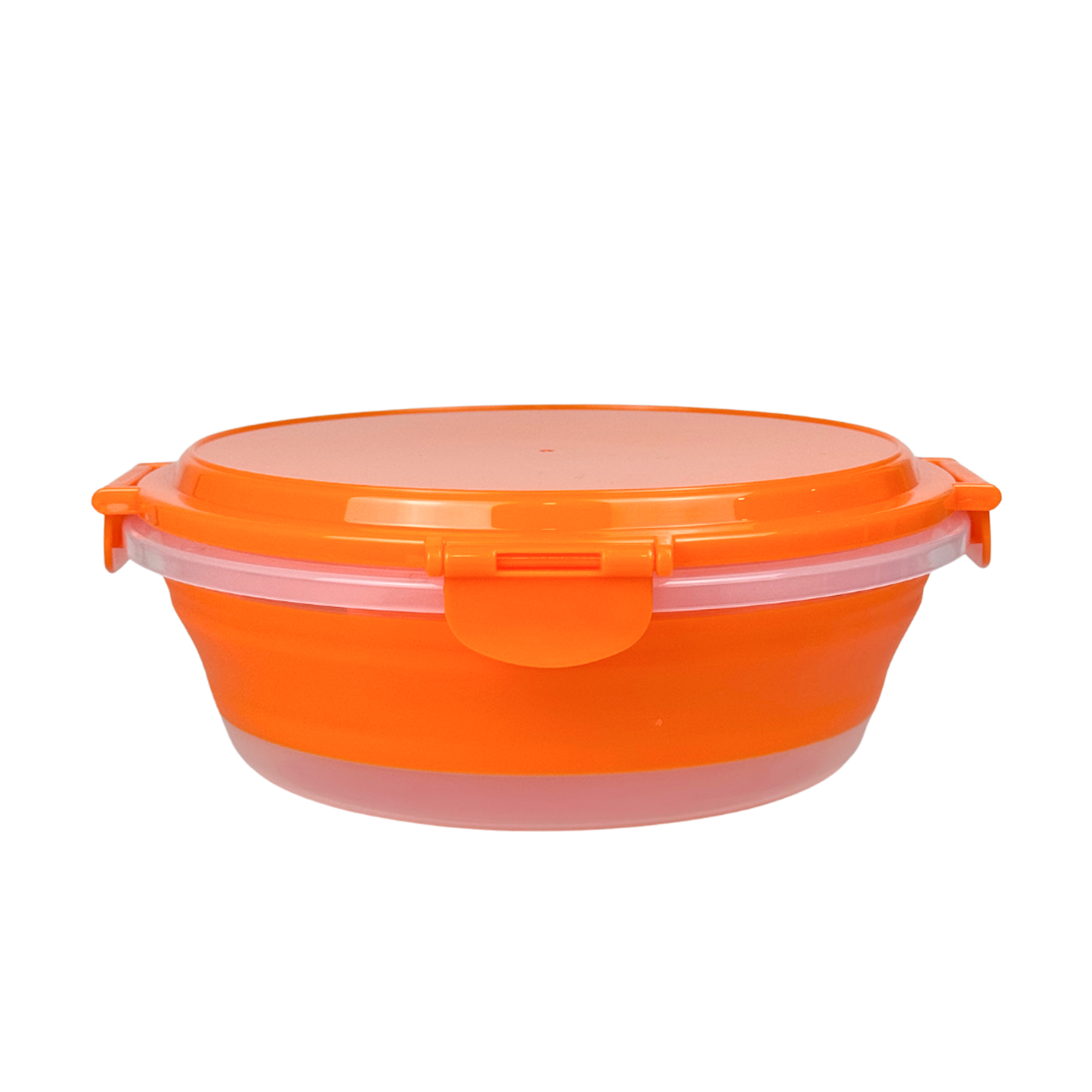 Collapsible Breading Bowl with Leak-Proof Buckle Lid