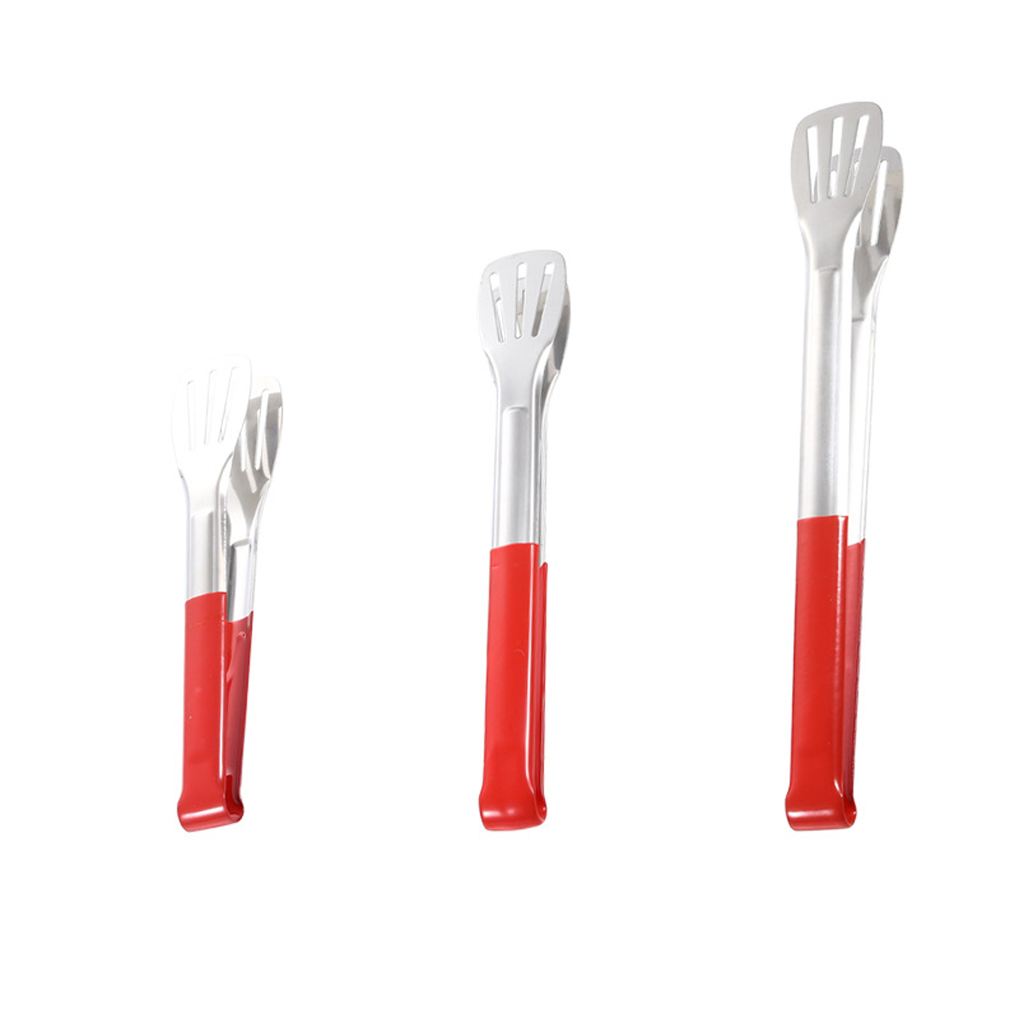 Set de pinces BBQ à poignée silicone – 3 pièces