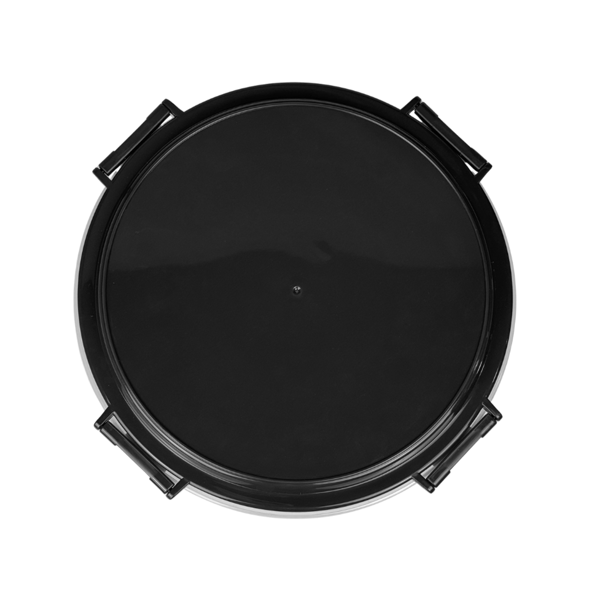 Collapsible Breading Bowl with Sealing Clips – Black