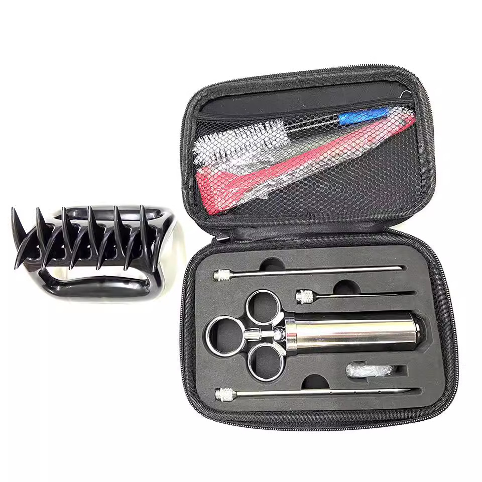 Kit d'injection pour viande – seringue à marinade en inox 304