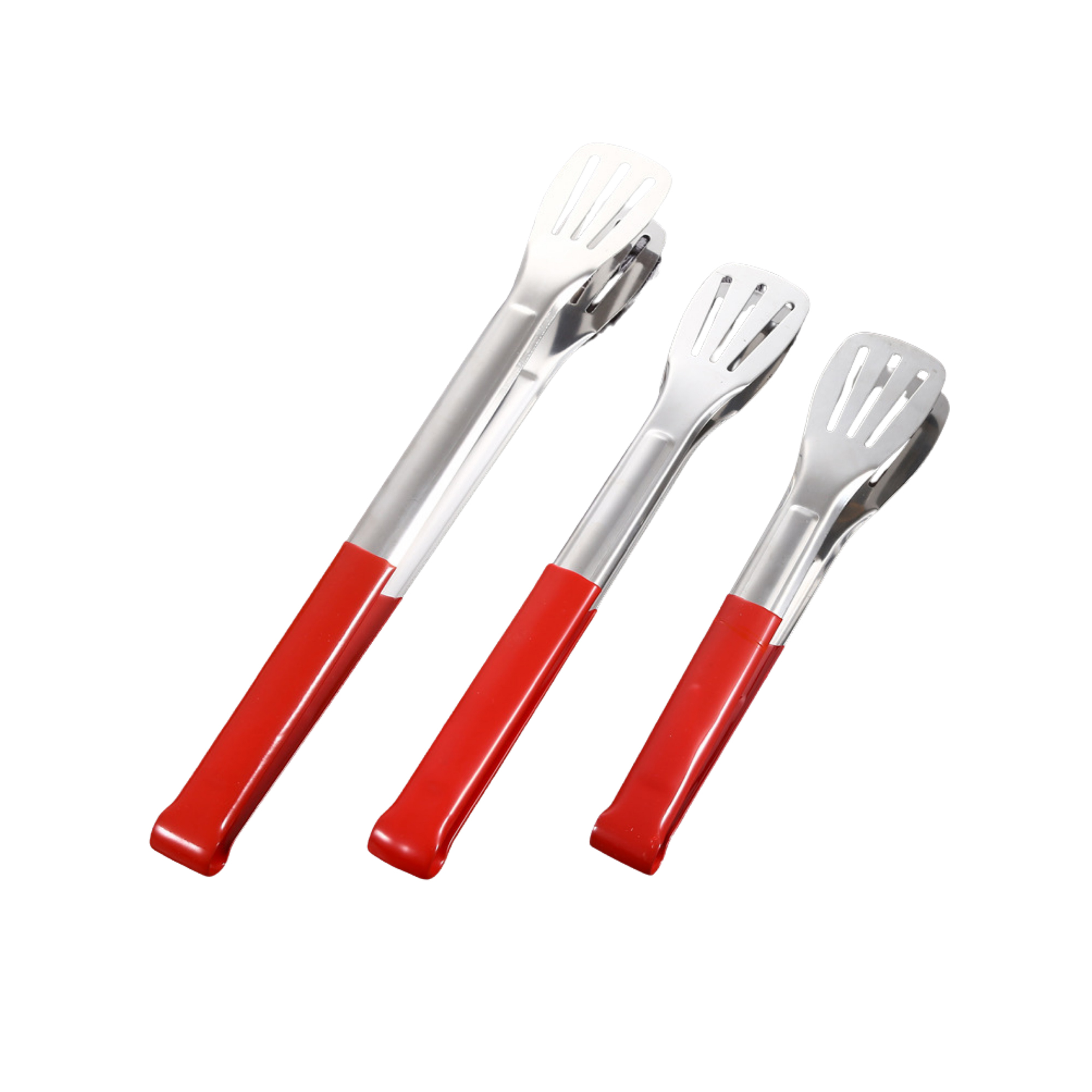 Set de pinces BBQ à poignée silicone – 3 pièces