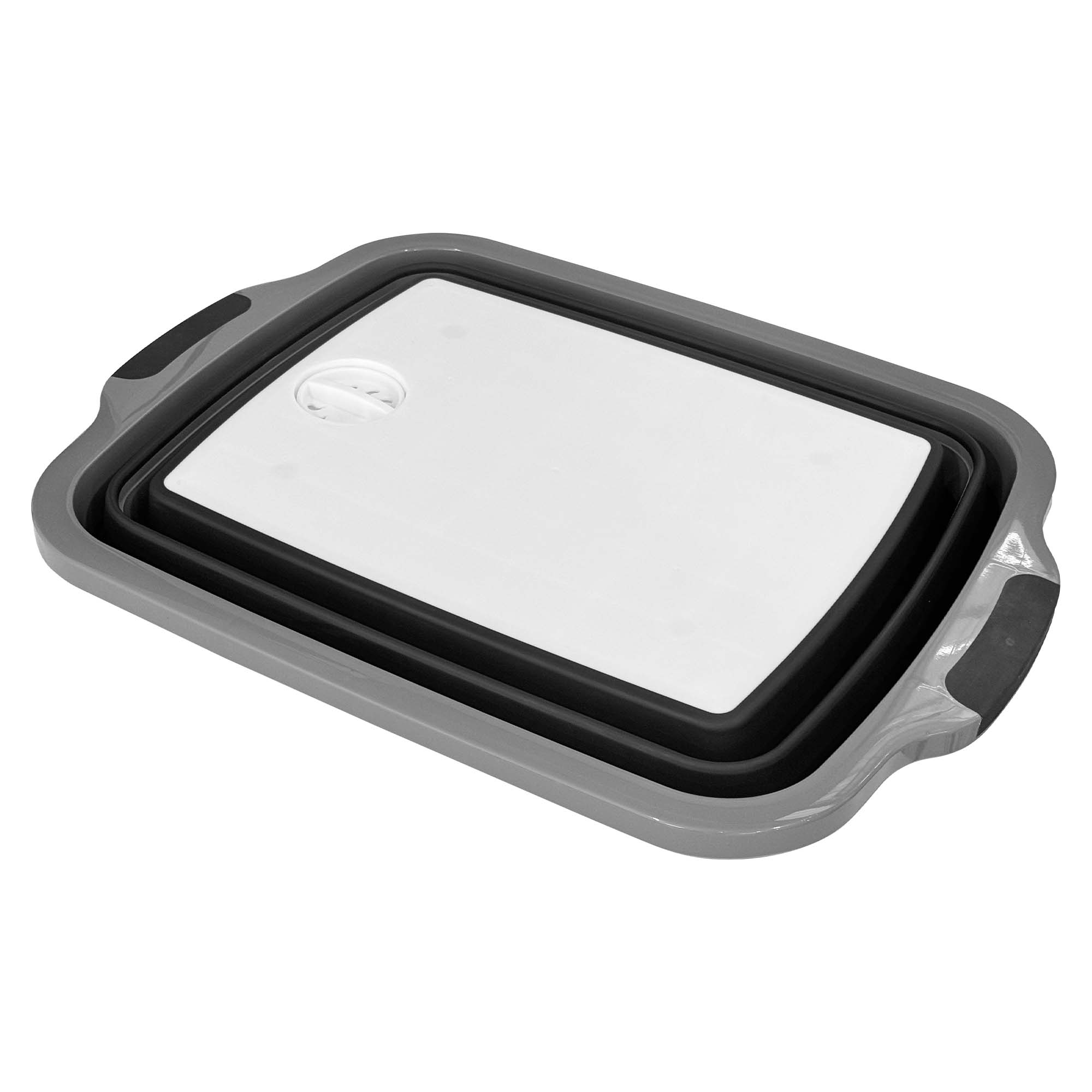 30L Collapsible Prep Tub for Kitchen, Picnic & Camping (Black)