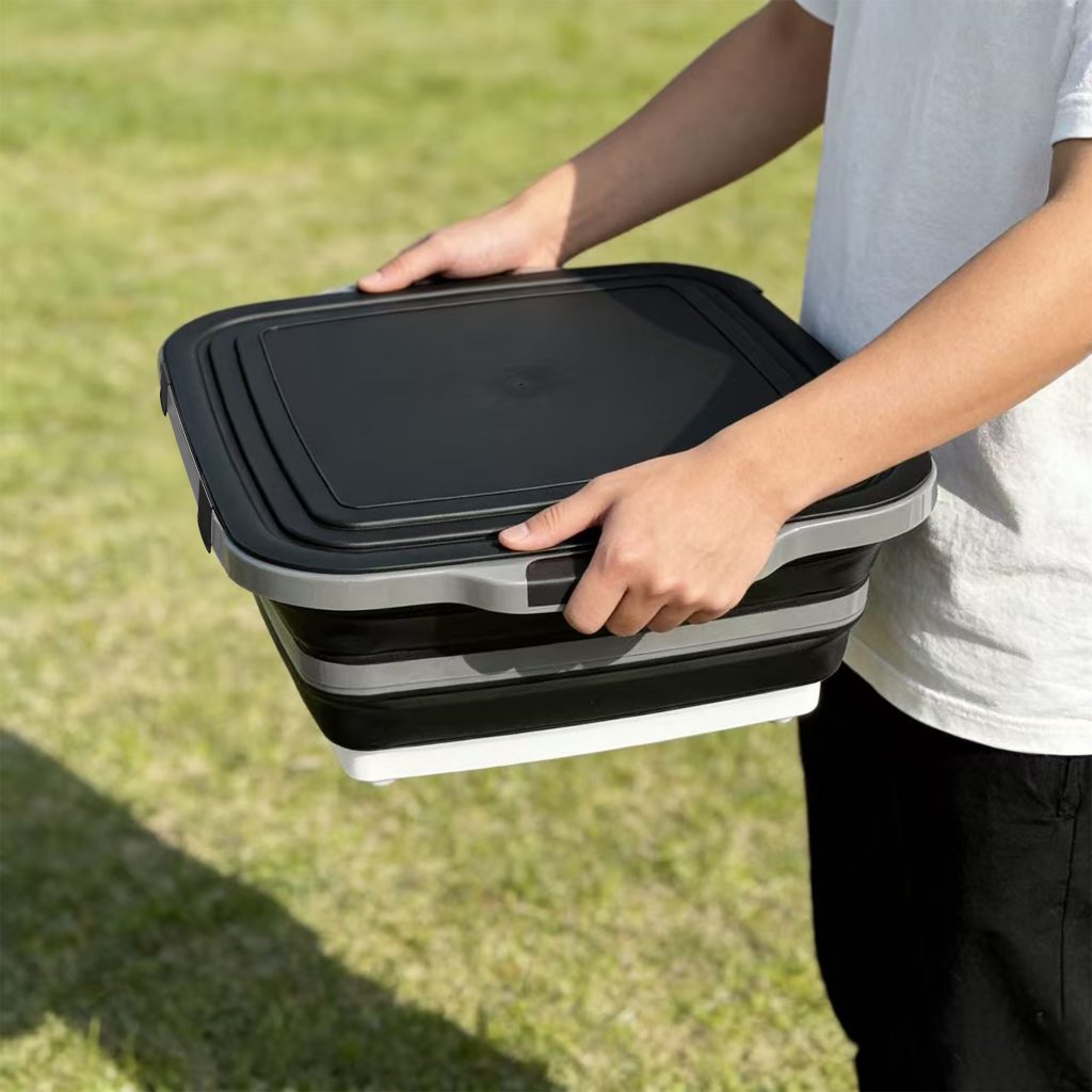 BBQ Folding Basket Set with Tray, Clips & Brush detail 2