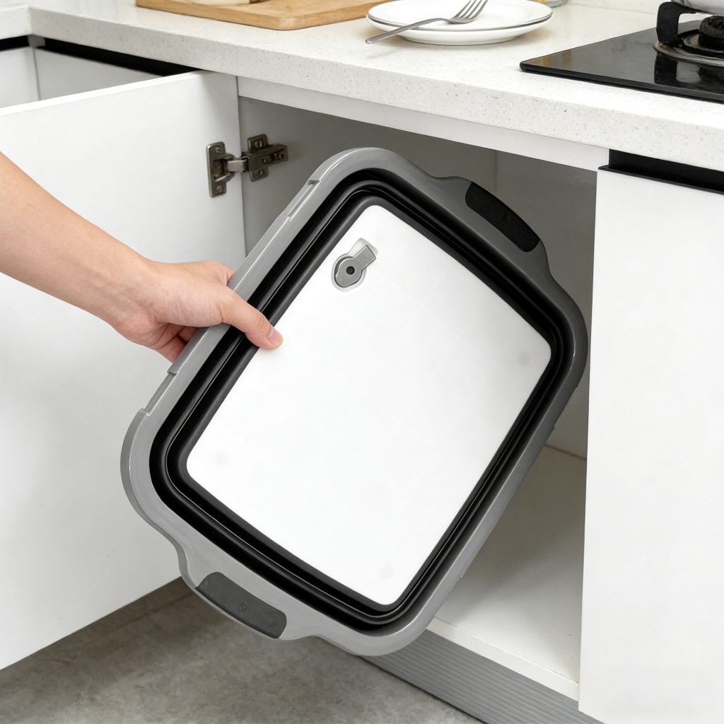 BBQ Folding Basket Set with Tray, Clips & Brush detail 3